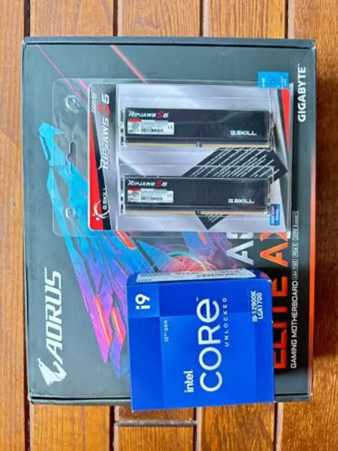 Intel Core I9-12900K Z690 Aorus Elite Ax Ddr5 32Gb Ddr5 Bundle