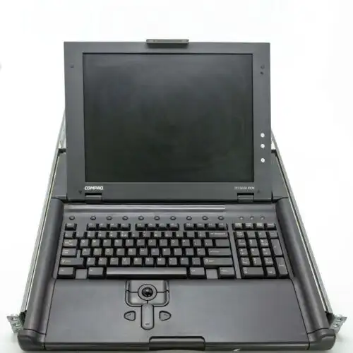 Hp Compaq Tft5600 15" Rkm Rack Console Kvm Rackmount Keyboard With Ps2 Mouse Us--