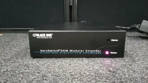Black Ams9201A Rx Fibre Dkm Extender Kit Servswitch Dkm Modular Extender