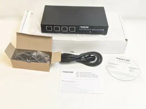 Nuovo in nero Sw4006A-Usb-Eal 4 porte Servswitch Secure Kvm Switch