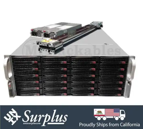 Unraid Supermicro 4U 36 Bay Storage Server Xeon 20 Core 3Ghz 256Gb X540 10Gbaset