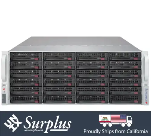 Supermicro 4U 12Gbs Sas3 36 Bay Atx E-Atx Storage Chassis W/Rear 2X 2.5 Rail Kit