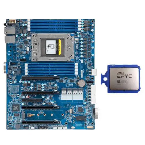 Gigabyte Mz01-Ce1 Atx Server Mainboard Amd Epyc 7601 32 Cores 64 Threads