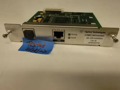 Agilent Hp G1369C Lan Card 6850 6890 Gc 1100 1200 Lc 8453 8454 Uv/Vis