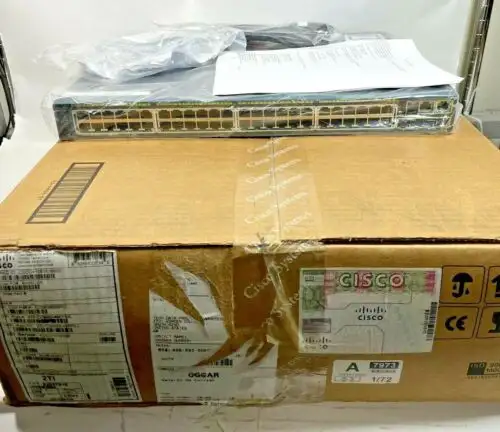Cisco Catalyst 2960 Ws-C2960S-48Fps-L V4 48-Ports Rack-Mountable Switch Managed