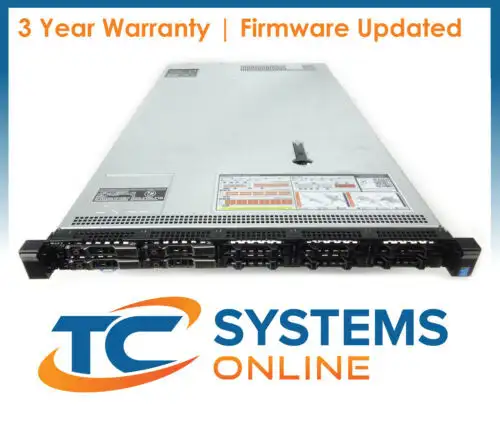 Dell Poweredge R630 10 2X 2640V4 2.4Ghz=20Core 96Gb 4X480Gb Ssd H730