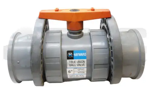 Hayward Lb310 True Union Ball Valve 6" Cpvc