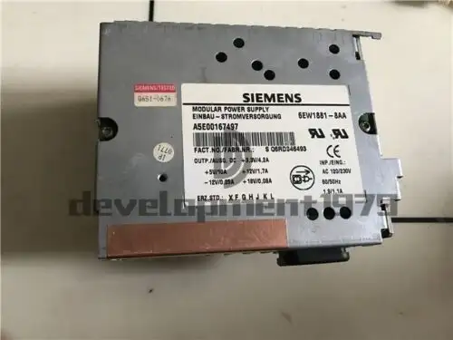 Siemens A5E00167497 6Ew1881-8Aa Pc620 Modular Power Supply