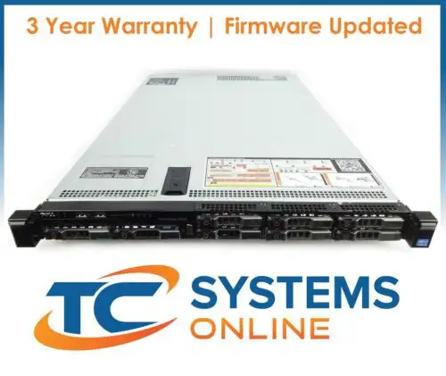 Dell Poweredge R620 2X E5-2630V2 2.6Ghz=12Core 32Gb 8X480Gb Ssd H710