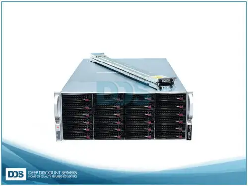 Supermicro 4U 36 Bay Storage Server 2.1Ghz 12-C 128Gb 1X1280W Rails Truenas Zfs