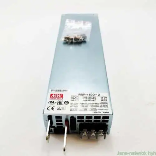 Una fuente de alimentación Rsp-1600-12 12V 125A por Fedex o Dhl