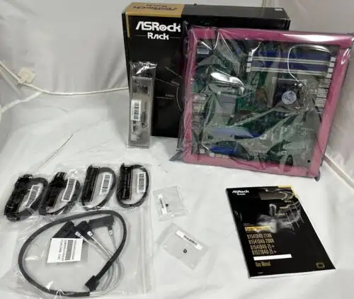 New Asrock Rack D1541D4U-2L+ Xeon D-1541 8 Core Server Motherboard