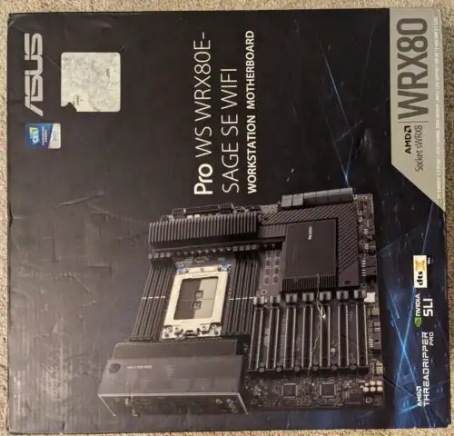 Pro Ws Wrx80E-Sage Se Wifi Swrx8 E-Atx Motherboard