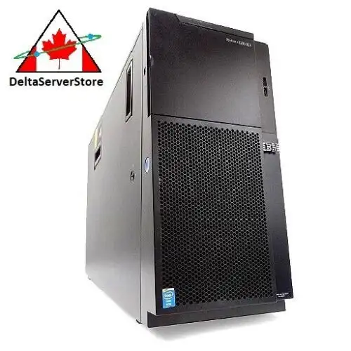 16 Core Ibm System X3500 M4 Tower Server 2X E5-2690 2.90Ghz 8C 192Gb Ram 2X600Gb
