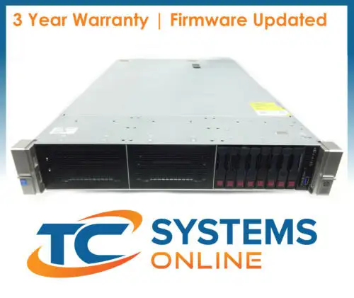 Hp Proliant Dl380 G9 2X 2620V3 2.4Ghz=12Core 64Gb 8X1.2Tb 12G P440