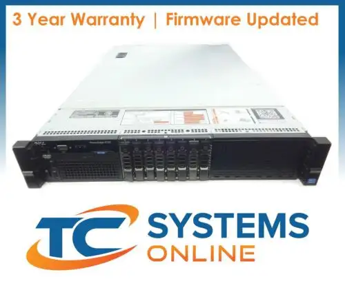 Dell Poweredge R720 2X E5-2630V2 2.6Ghz=12Core 64Gb 8X480Gb Ssd H710