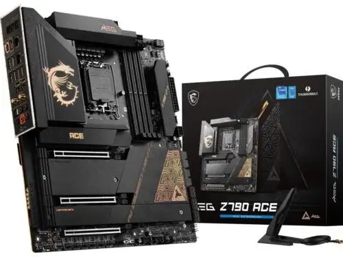 Carte mère Msi Meg Z790 Ace Lga 1700 Intel Z790 Sata 6Gb/S Ddr5 Extended Atx