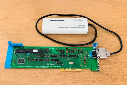 Rare Roland Mpu-Imc + Adapter For Micro Channel Bus (Mca) Mpu-401