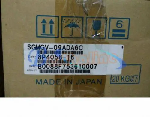 One Yaskawa Servo Motor Sgmgv-09Ada6C