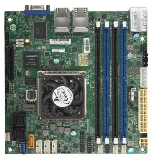 Full Supermicro A2Sdi-8C+-Hln4F Intel Atom C3758 Motherboard W/A Fan