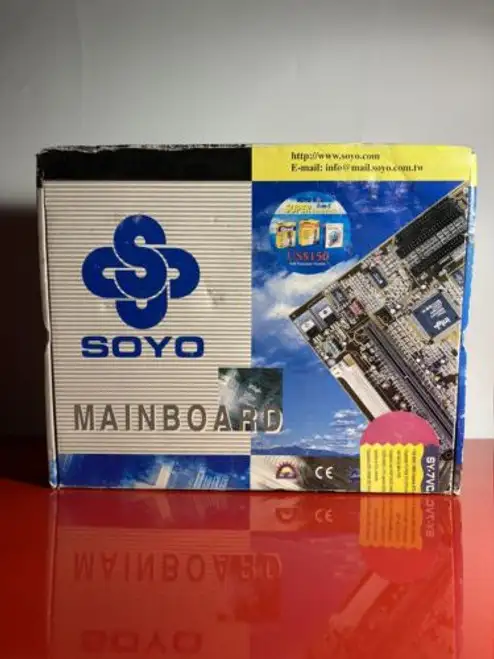 Vintage Soyo Sy-7Vca Motherboard -Mainboard "Sold As Is"