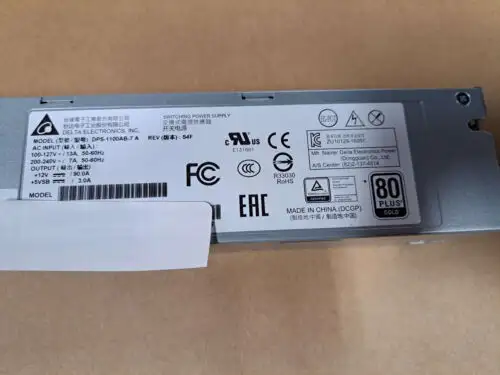 P10613-001 Sps-1U Systems 850W Ac Ps W P2C Air Flow Dps-1100Ab-7 A