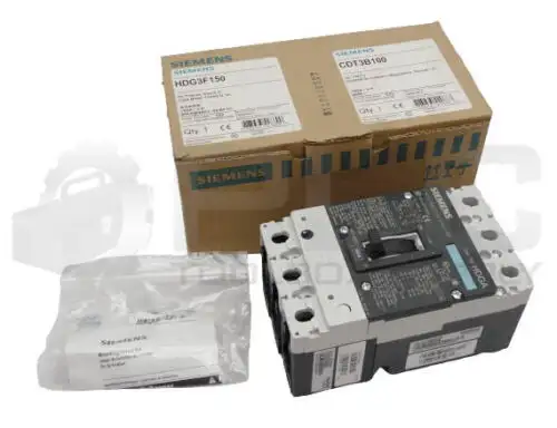 New Siemens Hdg3F150 Circuit Breaker 150A 3P Cdt3B100 100A 3P In Oem Box