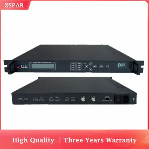 Sc-4257 8-Way Hd Encoder Modulator Rack-Mounted Hdmi Input To Dtmb Rf Output