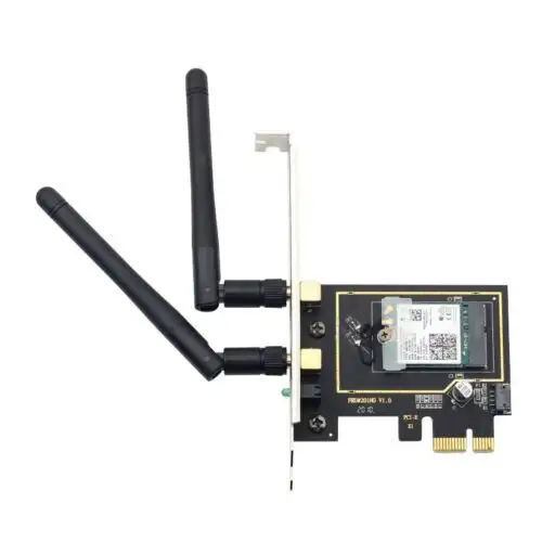 100Pcs Intel Ax200 Wifi 6 Dual Band 3000Mbps Bt5.2 Desktop Pci-E Network Adapter