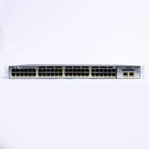 Cisco Ws-C3750X-48P-S 48 Port Poe+ Network Switch With C3Kx-Nm-10Gt 2X 10Gb-T