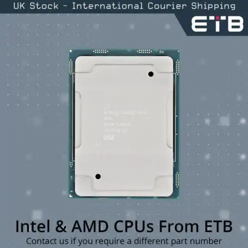 Intel Xeon Gold 6234 3.30Ghz 8-Core Cpu P/N: Srfpn