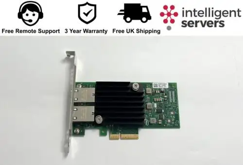Dell Intel X550-T2 10Gb Rj45 Base-T Dual Port Network Adapter High Profile Fkhkc