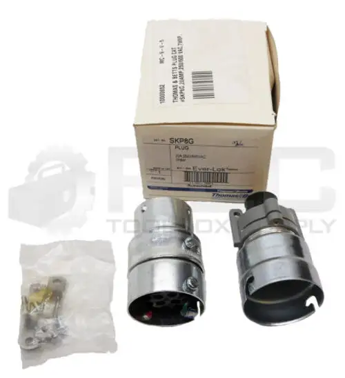 New Thomas & Betts Skp8G Plug 20A 250V 600Vac 7P8W