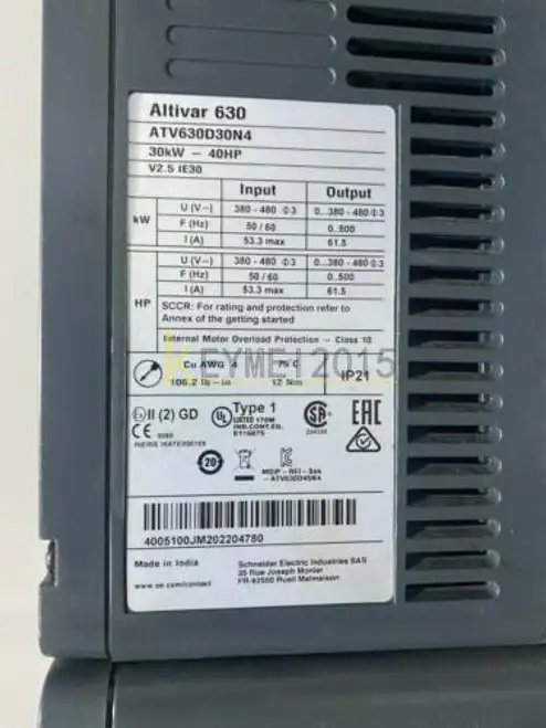 Atv630D30N4 30Kw Frequency Converter