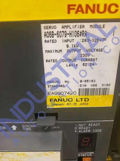 Refurbished Fanuc A06B-6079-H106#Ra Next Day Air Available