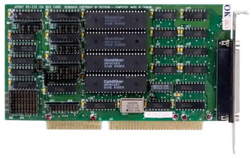 Decision Computer Dci920414 4-Port Rs-232 Card Isa