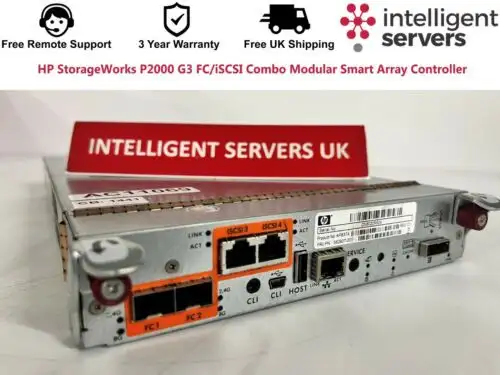 Hp Storageworks P2000 G3 Fc/Iscsi Combo Modular Smart Array Controller - Ap837A
