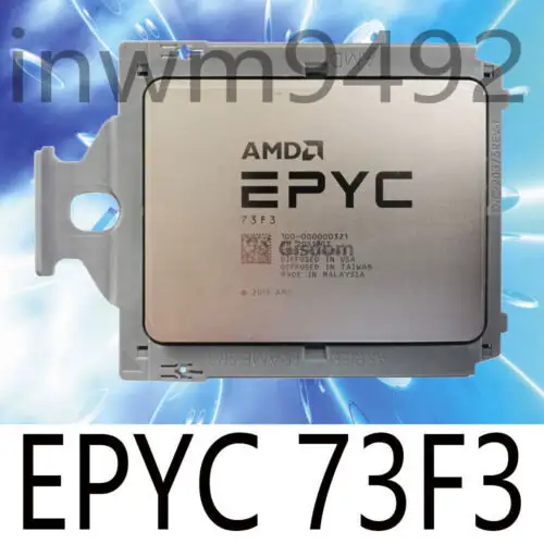 Amd Epyc 73F3 Cpu Processor (100-000000321) 3.50Ghz 16-Core 32-T 256Mb 240W Sp3