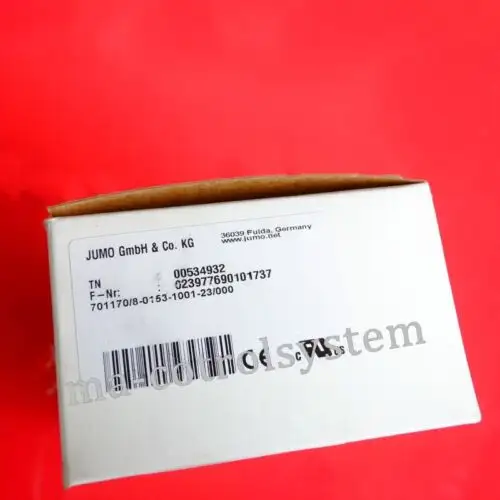 Jumo 00534932?701170/8-0153-1001-23/000?Brand Fast By Dhl