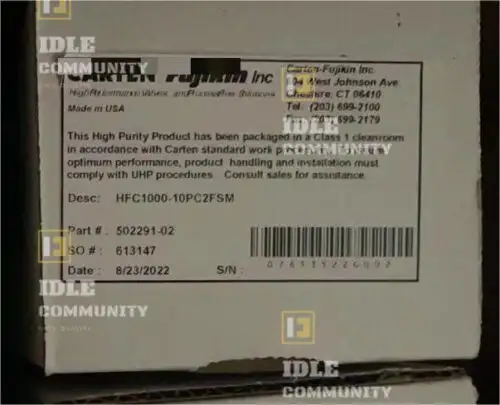 Hfc1000-10Pc2Fsm Via Dhl/Ups ##