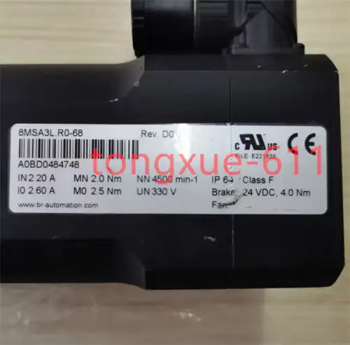 B&R 8Msa3L.R0-68 Servo Motor Via Fedex Or Dhl