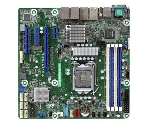 10 Pcs Asrock Rack E3C246D4U2-2T 8Xsata 10Gbe Matx Dual Motherboard