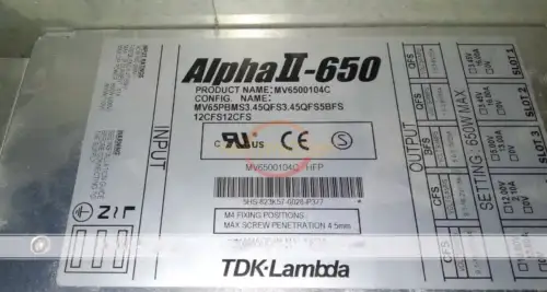 Tdk-Lambda Ii-650 Power Supply Mv6500104C Mv6500104C