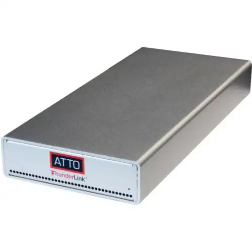 Atto 40Gb/S Thunderbolt 3 (2-Port) To 16Gb/S Fc (2-Port) ( Includes Sfps )