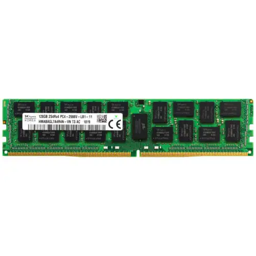 Hmabagl7A4R4N-Vn Hynix 128Gb Ddr4 2666Mhz Pc4-21300 2S4Rx4 Ecc Lrdimm Memory Ram