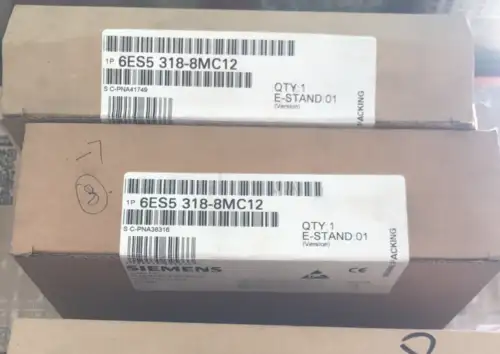 One Siemens S5 6Es5318-8Mc12 6Es5 318-8Mc12