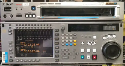 Sony Srw-5500 Hdcam-Sr Hd Digital Videocassette Recorder