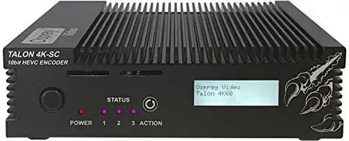 Osprey Video Talon4K-Sc Modell: Talon 4K-Sc; Talon 4K Encoder 1X 12G-Sdi 4K