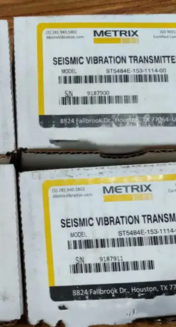 St5484E-153-1114-00 Metrix Vibration Sensor Fedex Or Dhl