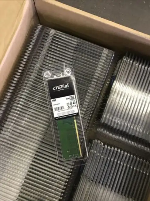 Case Of 100 4Gb Ddr4-2666 Dimm Crucial Ct4G4Dfs8266 Memory Ram